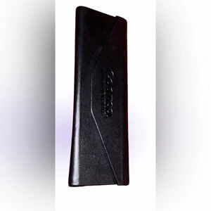 Costco black Vegan leather glasses  case